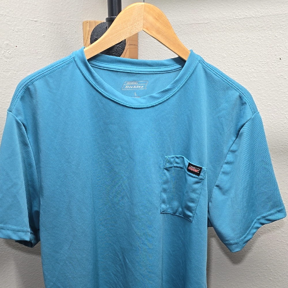 Dickies Men's Teal Short Sleeve Pocket Tee